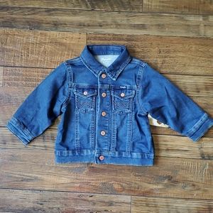 Baby girls Wrangler Jean jacket. (24m)